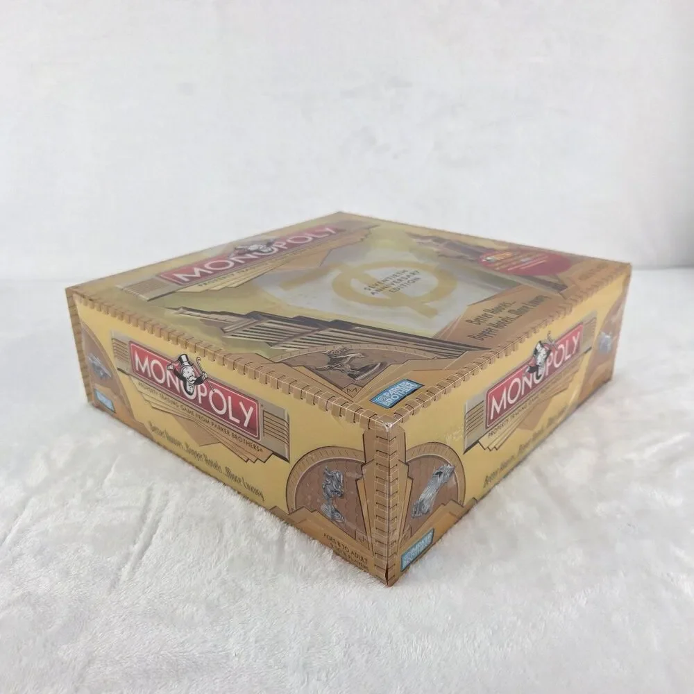 Monopoly 70th Anniversary Edition Tin Board Game 2005 Complete Parker Bros